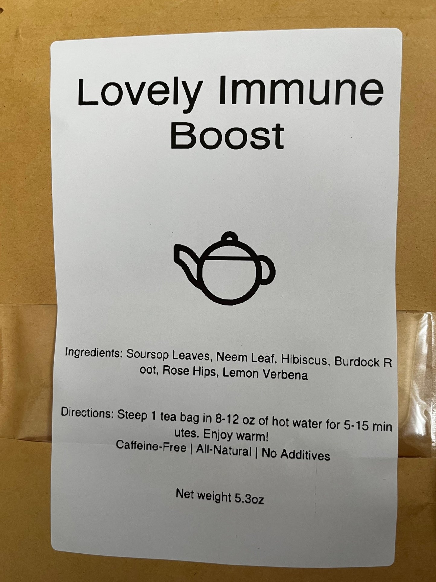 Lovely Immune Boost 14 day loose tea